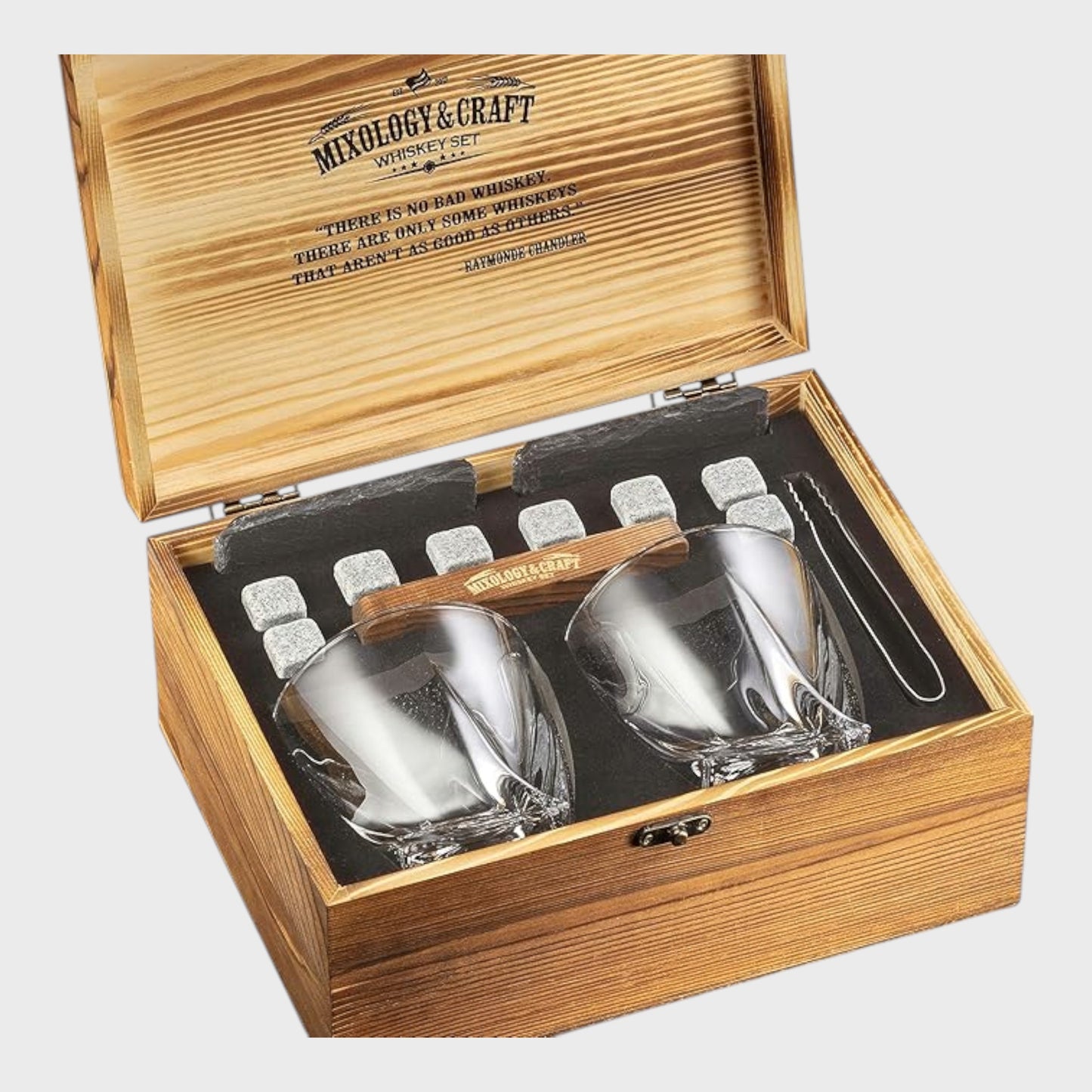 Mixology & Craft Whiskey Glasses Gift Set