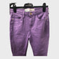 Purple Flared Denim Jeans