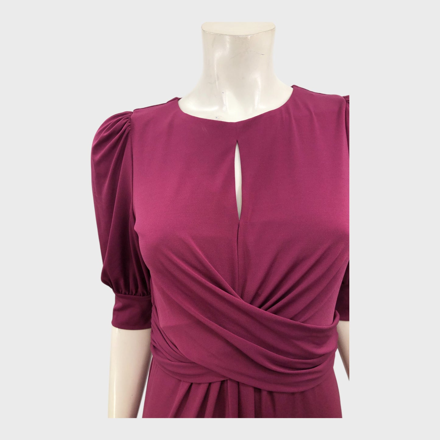 Purple Wrap Dress - Size 8