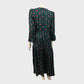 Kitri Navy Heart Print Dress - Size 10