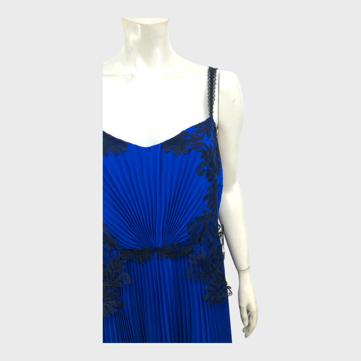 Branded Cobalt Blue Lace Dress - Size 14