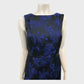 Jacques Vert Black/Purple Dress - Size 8