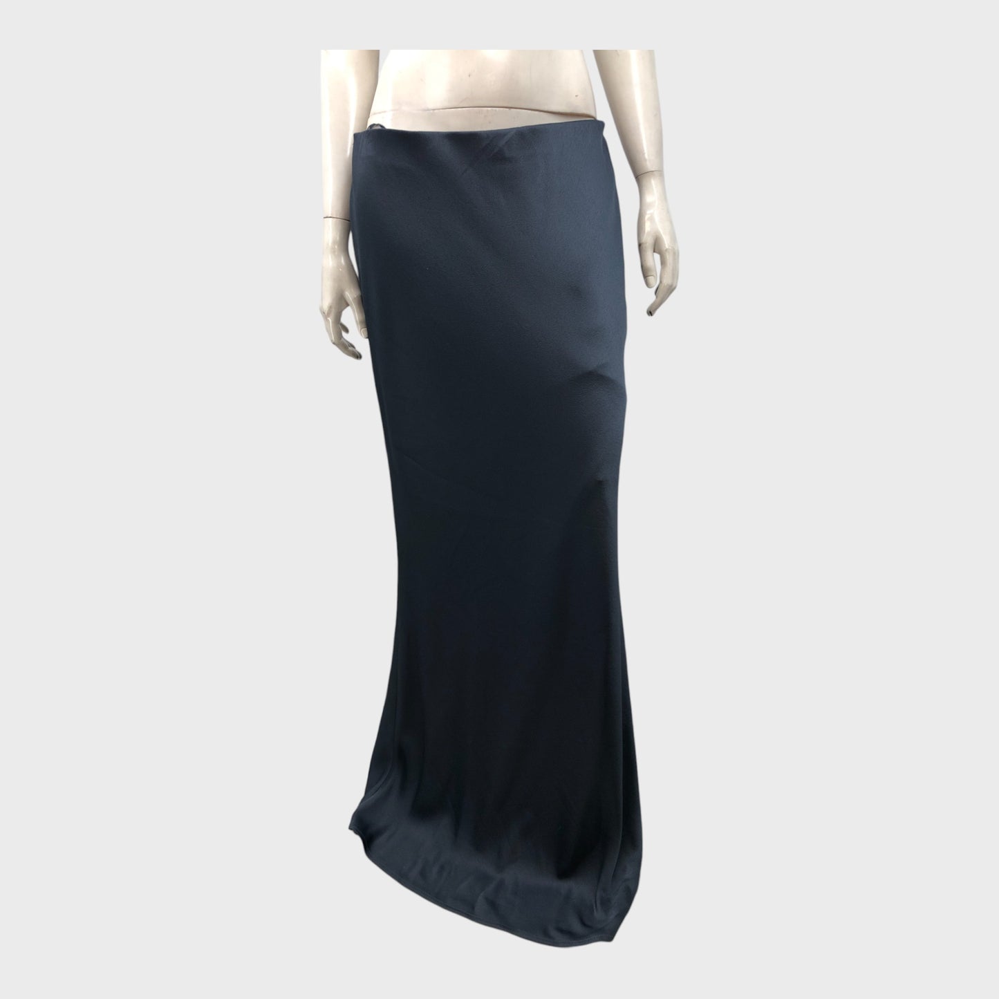 Jacques Vert Grey Blue Long Skirt