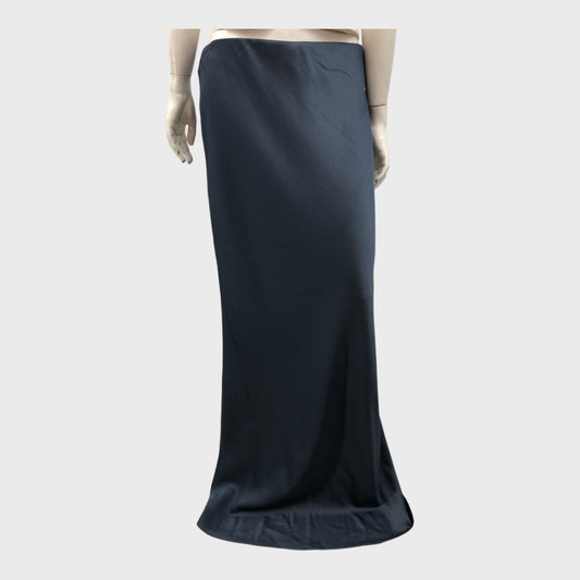 Jacques Vert Grey Blue Long Skirt