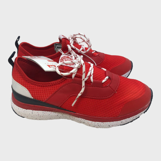 Kid's Red Slip On Trainers