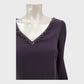 Jacques Vert Purple V-Neck Dress - Size 8