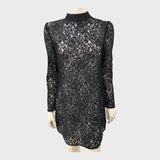 Branded Black Lace Dress - Size 10