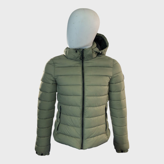 Branded Green Padded Coat - size 10