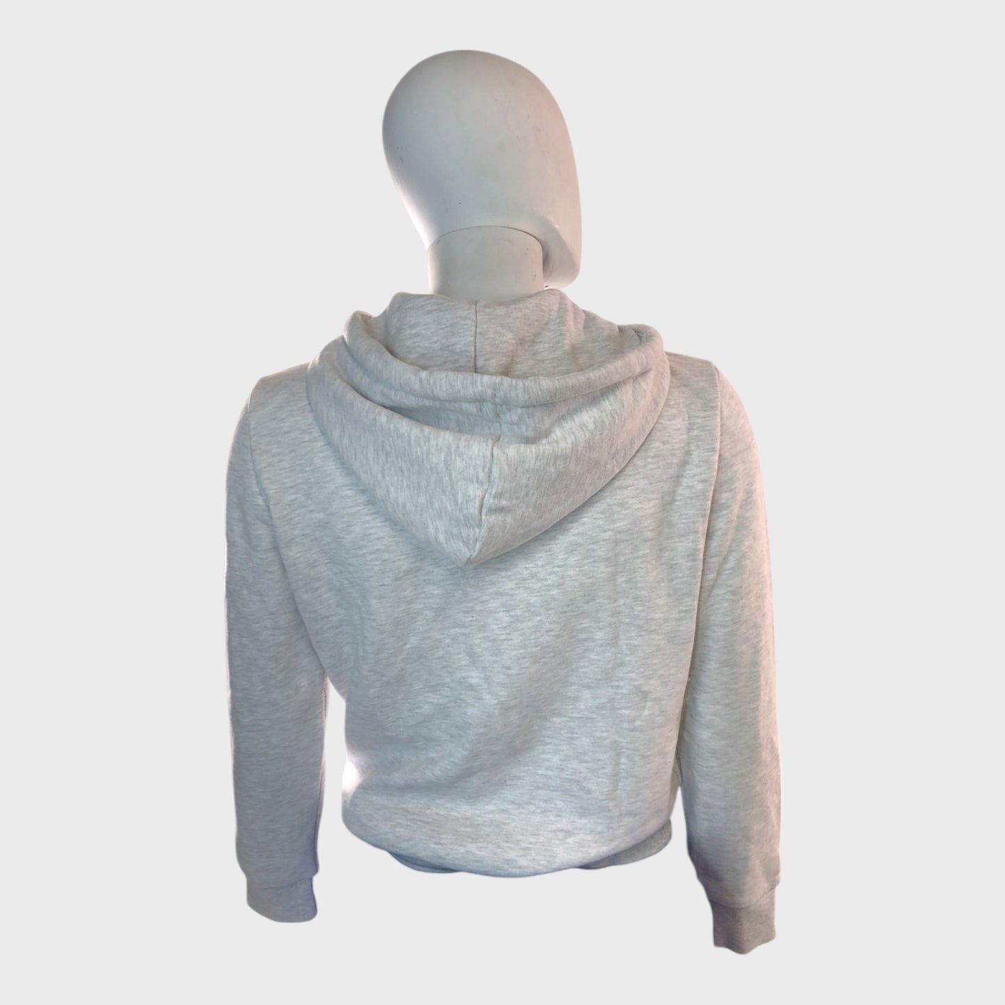 Branded Grey Zip Hoodie