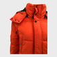 Branded Orange Padded Coat - Size Large