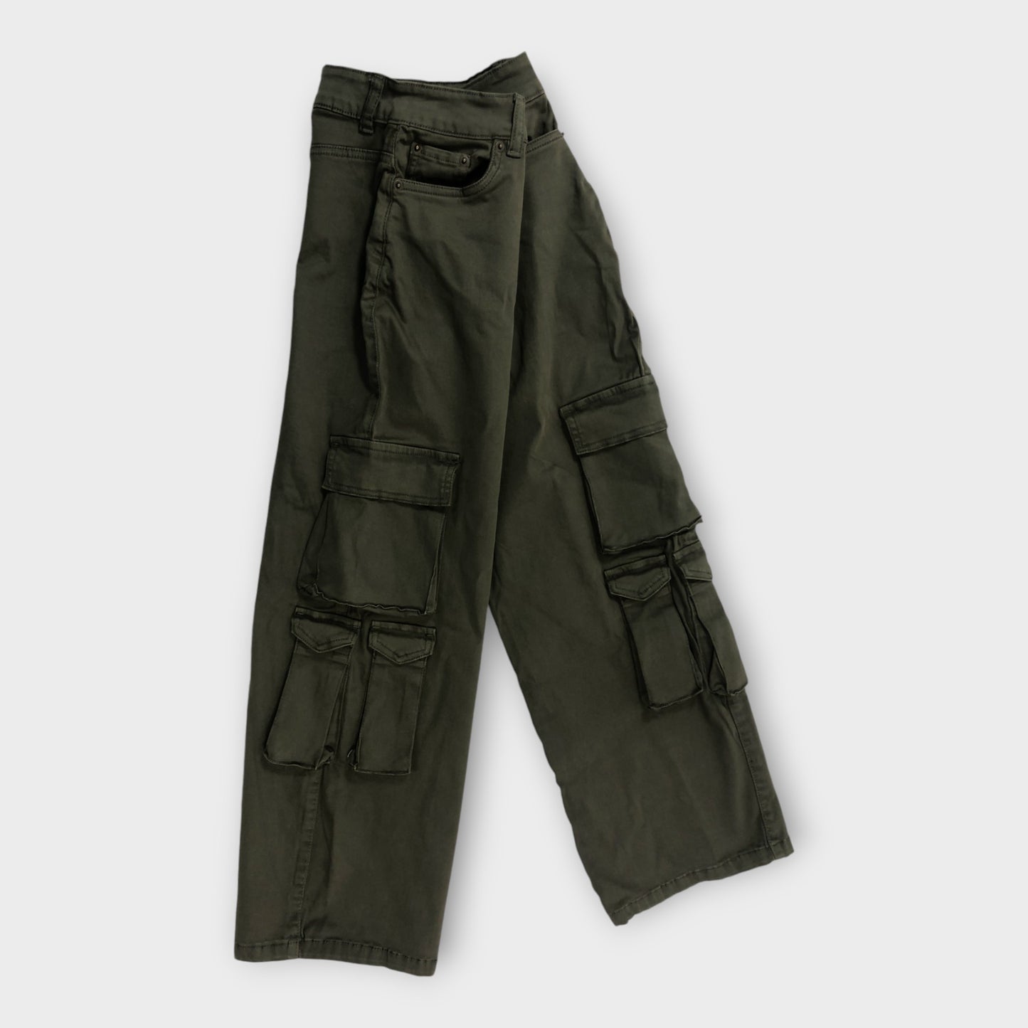 Khaki Cargo Women's Trousers