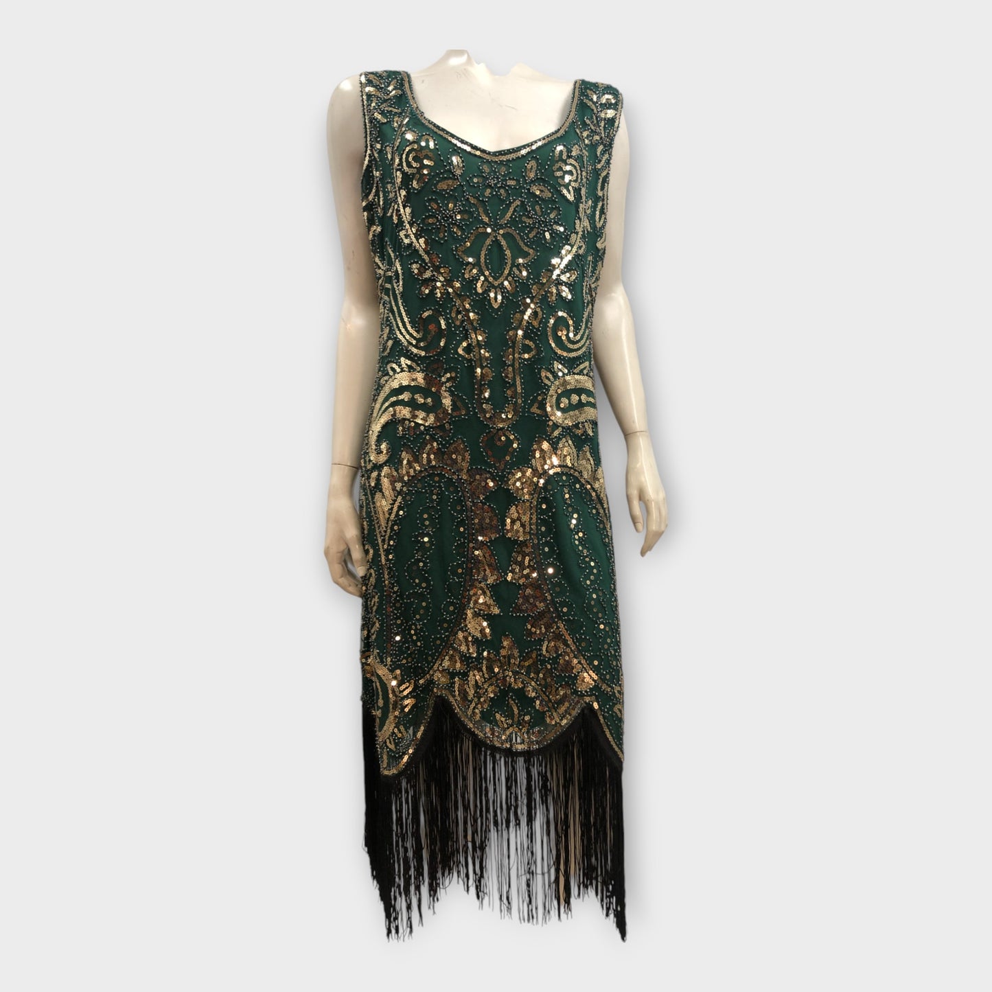 Gatsby 1920's Flapper Dress With Accessories