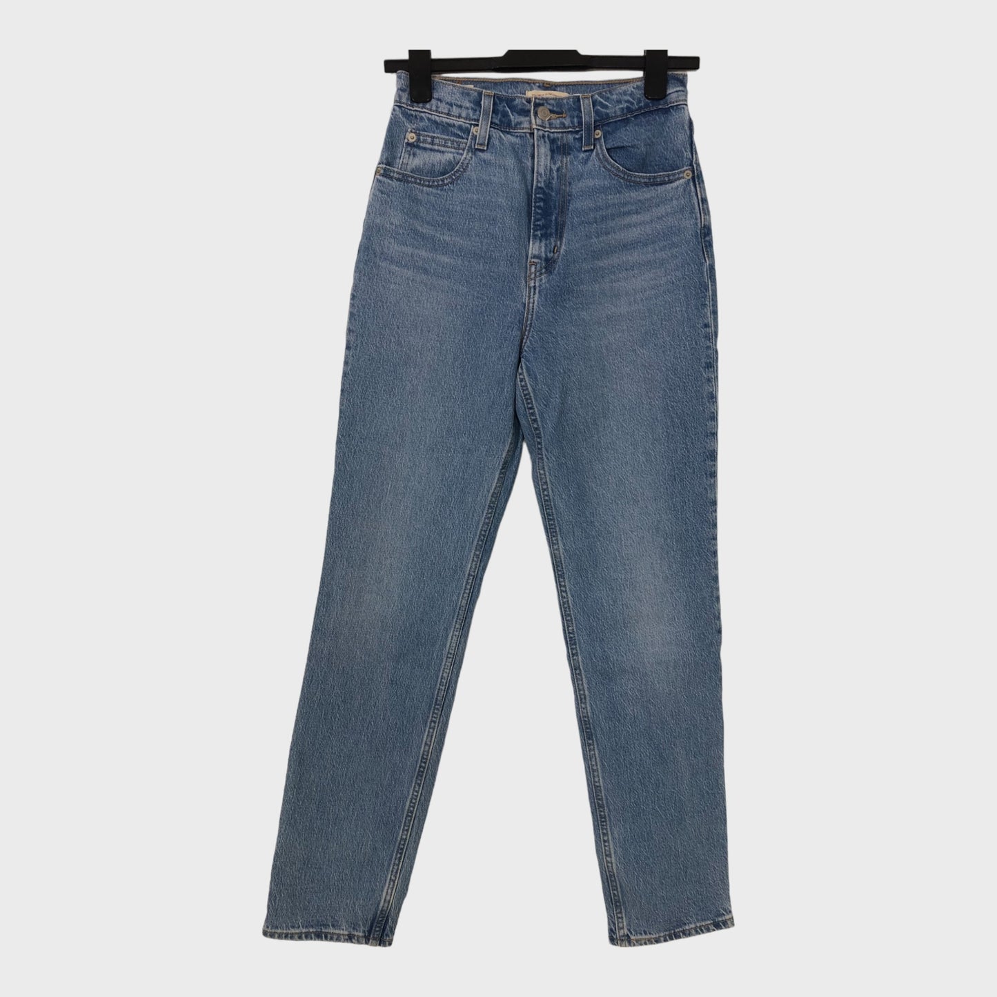 Women's Branded 70s High Raise Blue Jeans