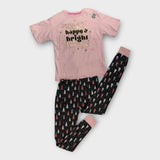 'Happy & Bright' Girls' Pyjama Set