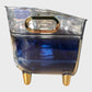 Three Tier Acrylic Blue Makeup Organiser