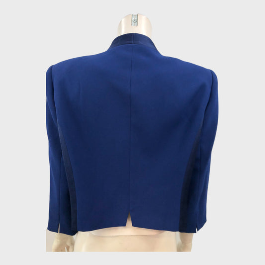 Jacques Vert Navy Cropped Jacket