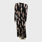 Branded Black Zip Jersey Dress - Size 12