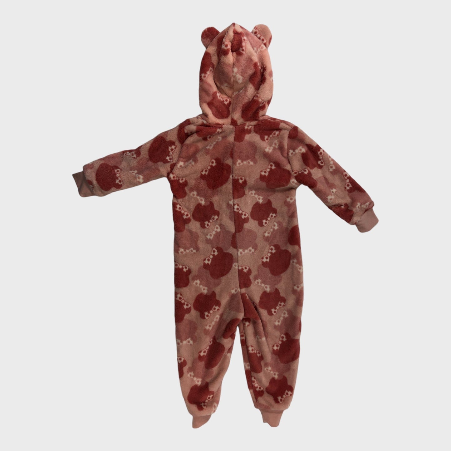 Blush Pudsey Fleece Hoodie Onesie