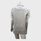 Branded Grey Short Sleeve Jumper - Size 12