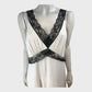 Branded Cream Satin and Lace Maxi Slip Dress