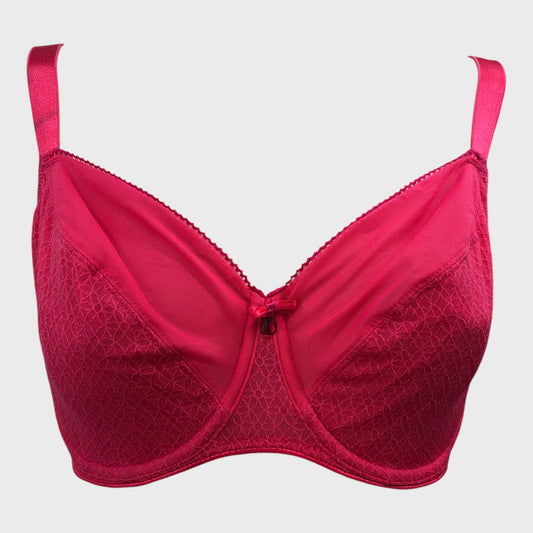 Chantelle Lipstick Pink Underwired Bra 34F