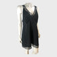 Branded Black Satin Layering Slip Dress - UK 16
