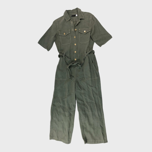 Branded Green Utility Jumpsuit - Size 12