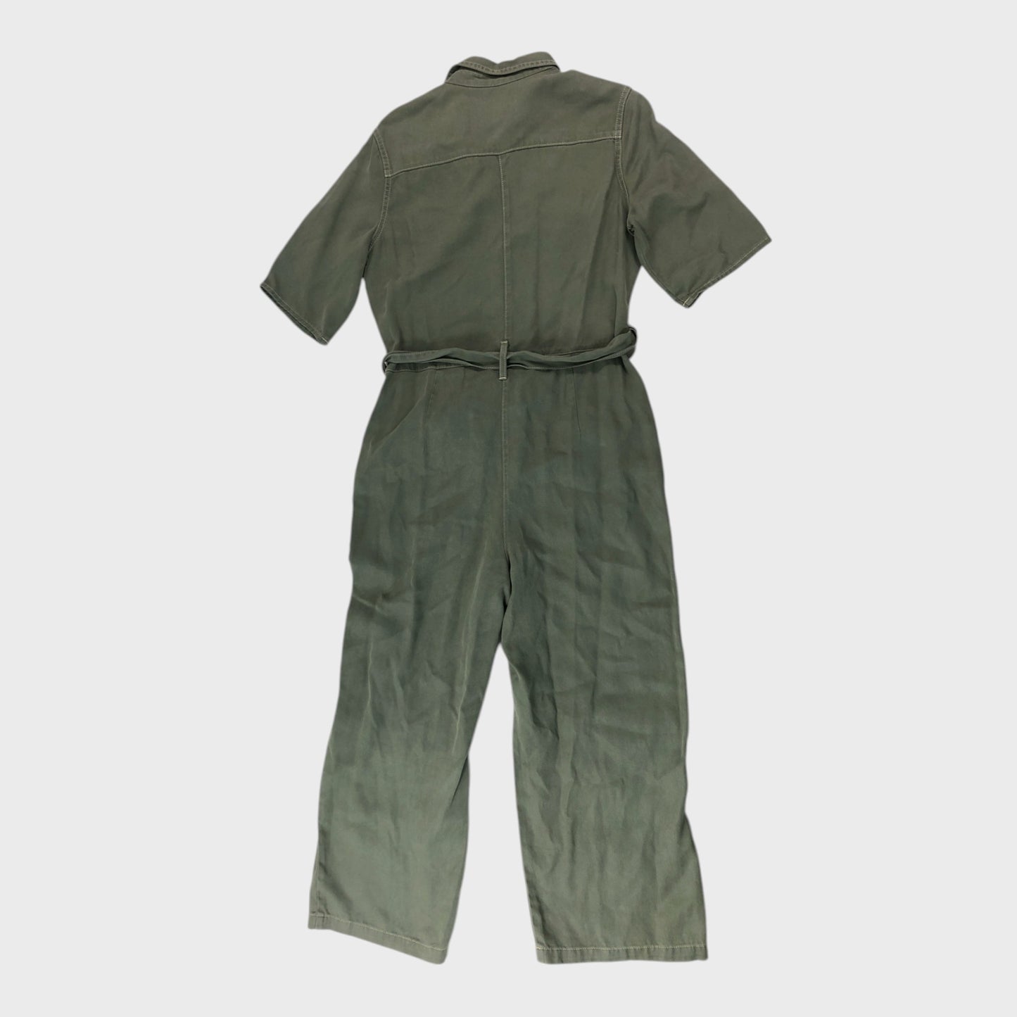 Branded Green Utility Jumpsuit - Size 12