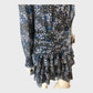 Branded Indigo Scatter Floral Short Boho Dress - UK 16