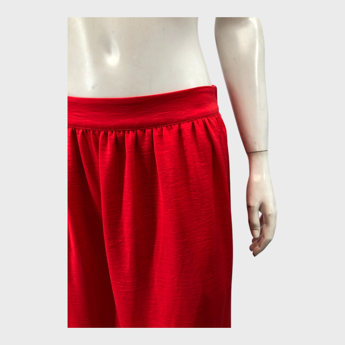 Red Midi Skirt - Size 12