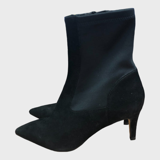 Black Branded Women's Ankle Boots Black