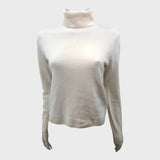 Uniqlo Cream Cashmere Sweater - Size 8