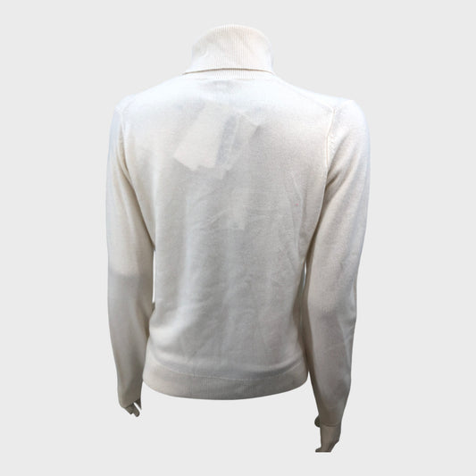 Uniqlo Cream Cashmere Sweater - Size 8