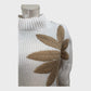 Ivory/Brown Flower Jumper - Size 12