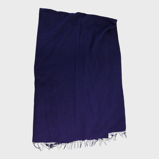 Dark Purple Wide Scarf