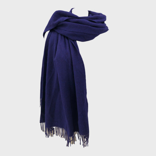 Dark Purple Wide Scarf