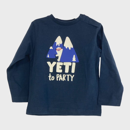 Baby 'Yeti To Party' Top