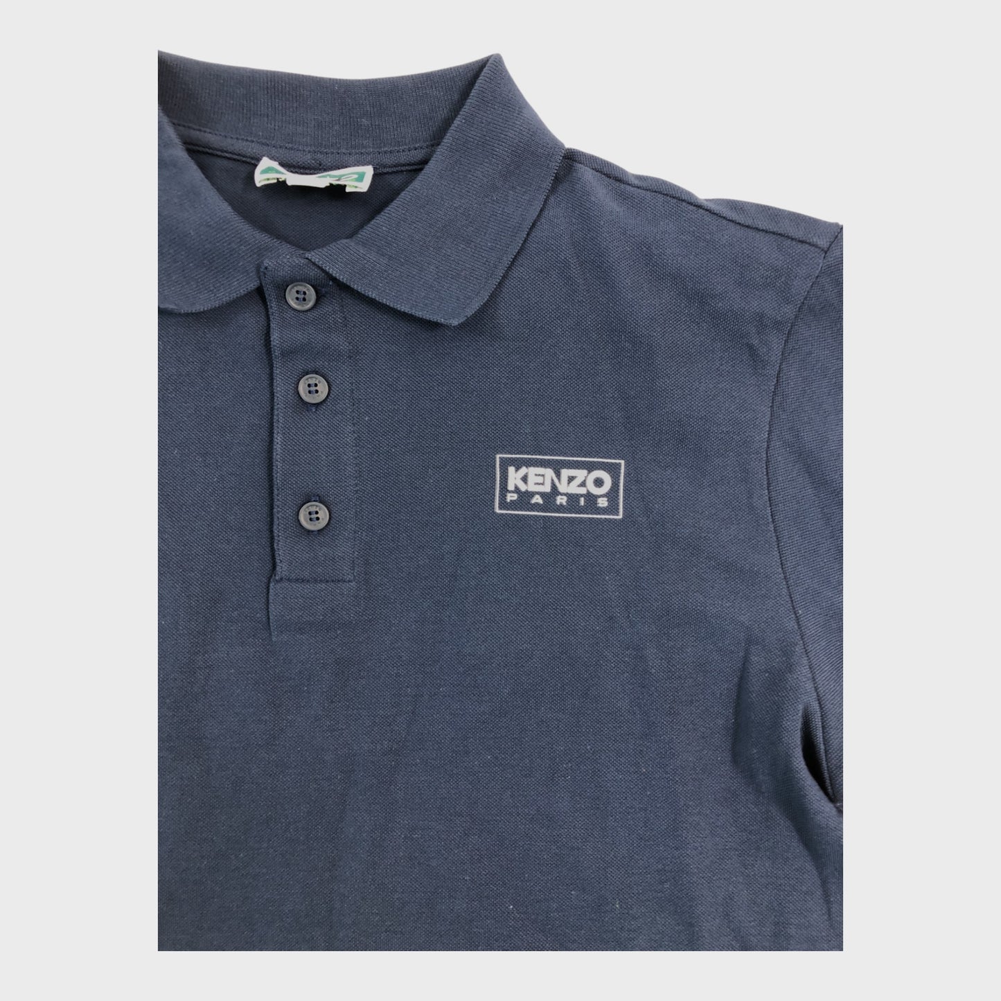 Kenzo Navy Plain Polo Shirt