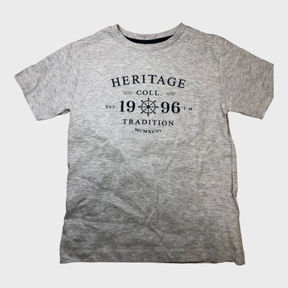 Kid's Grey Heritage T-Shirt