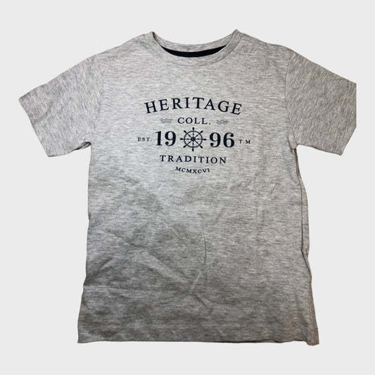Kid's Grey Heritage T-Shirt
