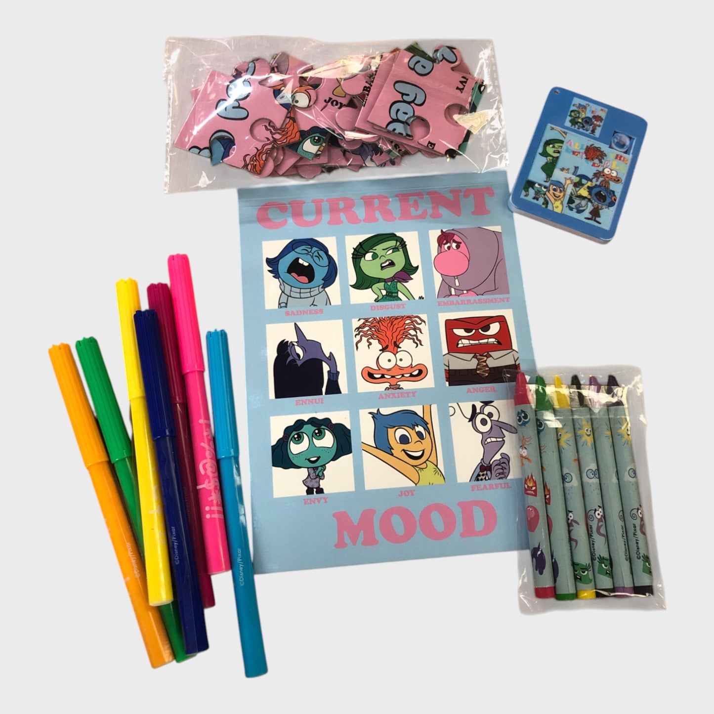 Disney Inside Out Pencil Case and Game Set