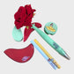 Beauty & The Beast Rose Stationery Set
