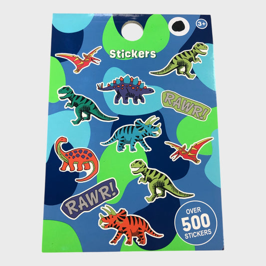 Dinosaur Sticker Book - Over 500 Stickers
