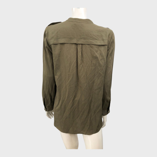 Branded Khaki Utility Shirt - Size 12