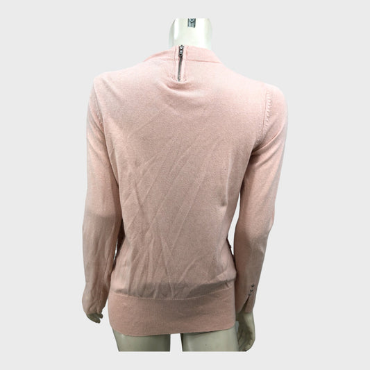 Branded Light pink Sequin Jumper - Size 12