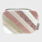 Glitter Stripe Cross Body Bag