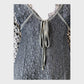 Branded Black Lace Fit & Flare Dress