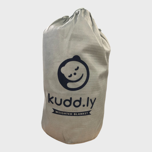 Kudd.ly Weighted Blanket - 48"x78" - 4.7KG - Grey