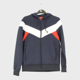 LUKE Navy Zip-up Hoodie - Size Medium