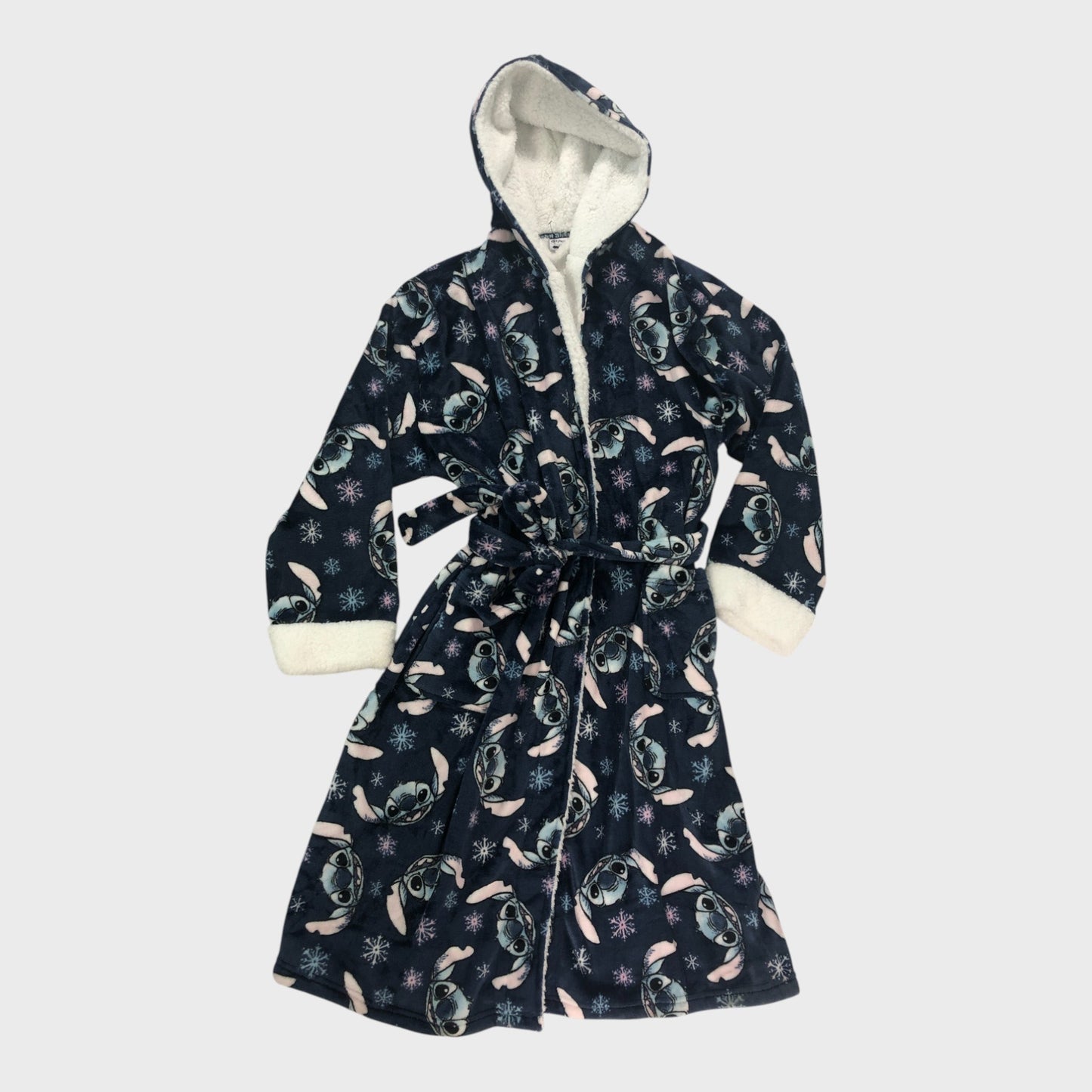 Lilo & Stitch Fleece Hooded Dressing Gown